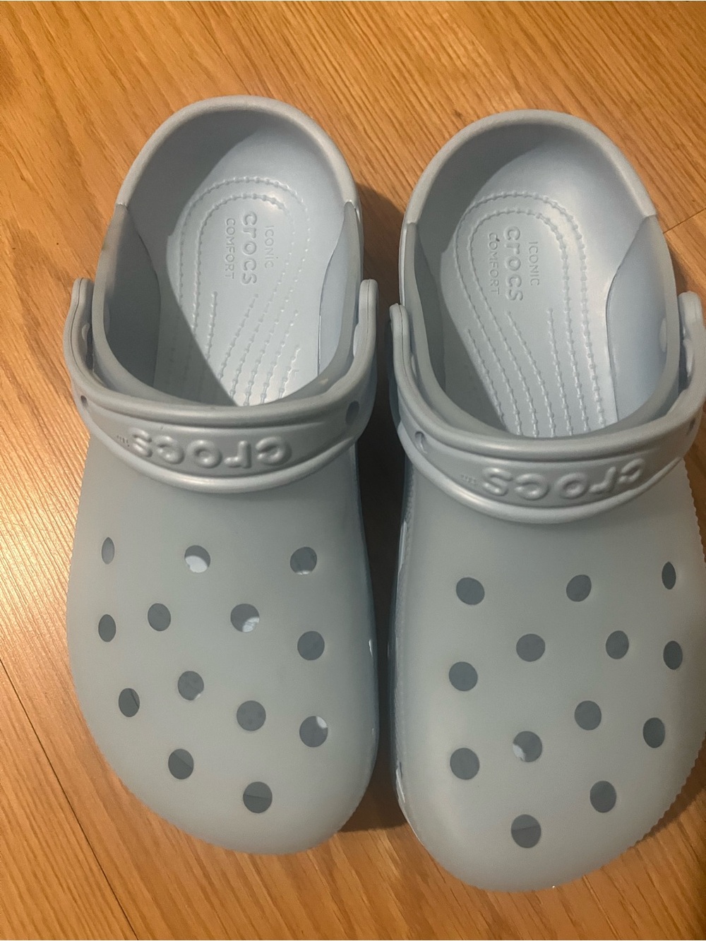 CROCS Kids Classic Clog in Light Gray